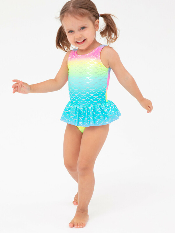 Купальник детский трикотажный для девочек