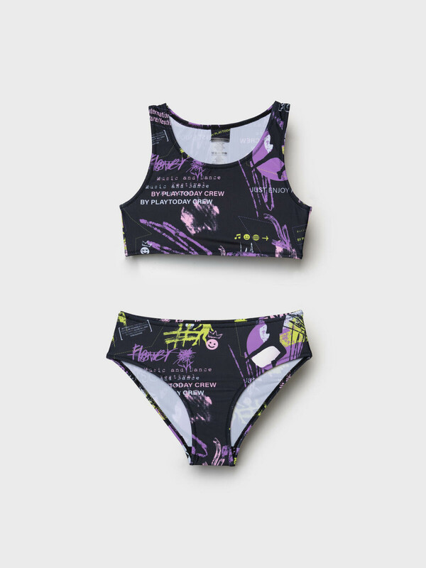 Купальный костюм трикотажный для девочек