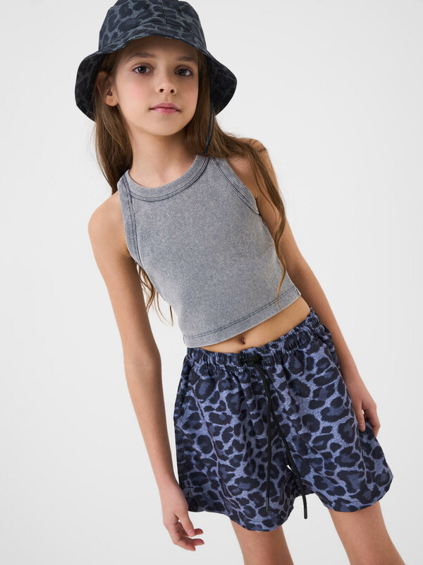 Шорты текстильные плавательные для девочек