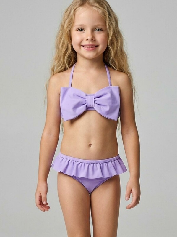 Купальный костюм трикотажный для девочек