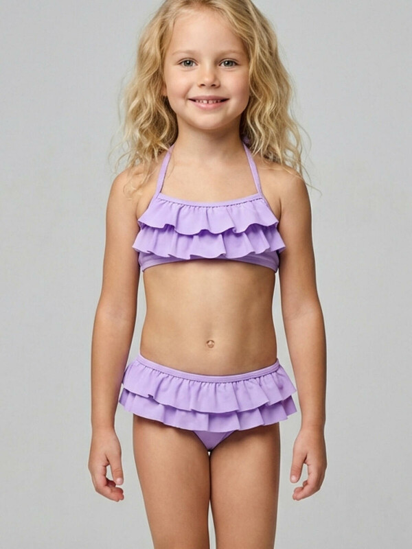 Купальный костюм трикотажный для девочек