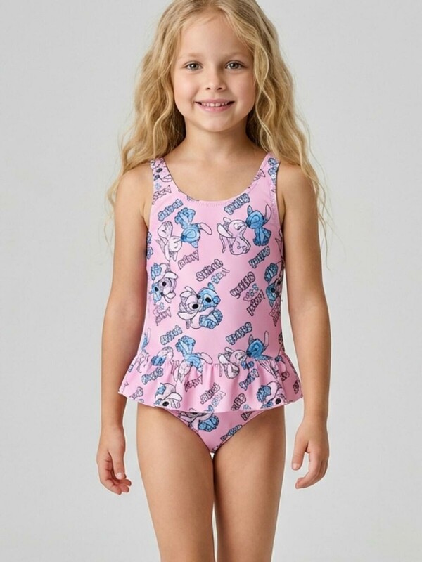 Купальник трикотажный для девочек