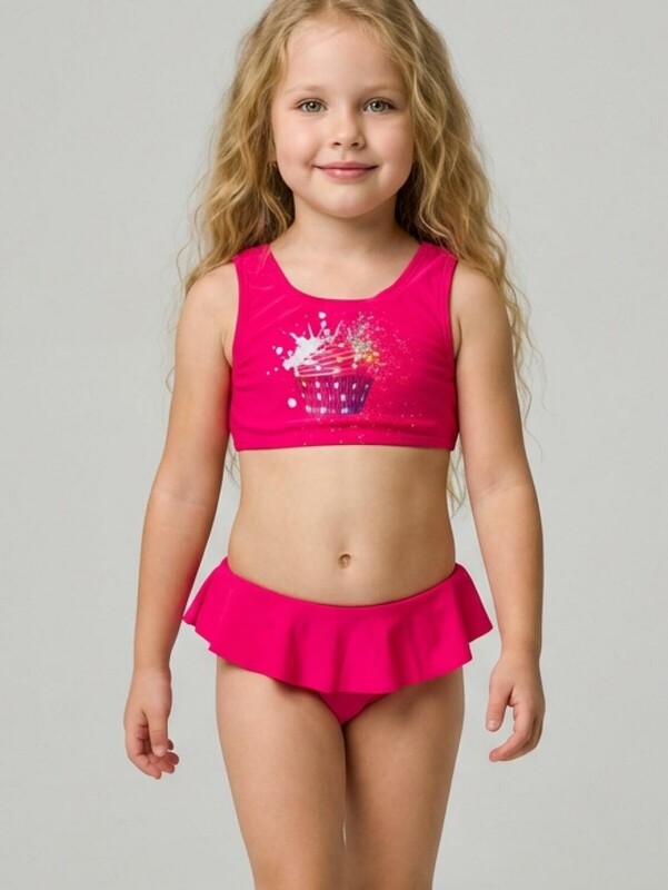 Купальный костюм трикотажный для девочек