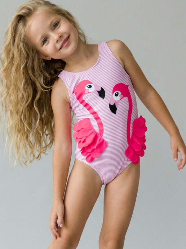 Купальник трикотажный для девочек