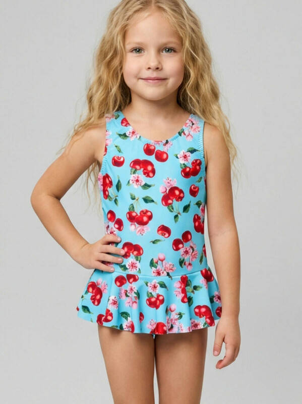 Купальник трикотажный для девочек