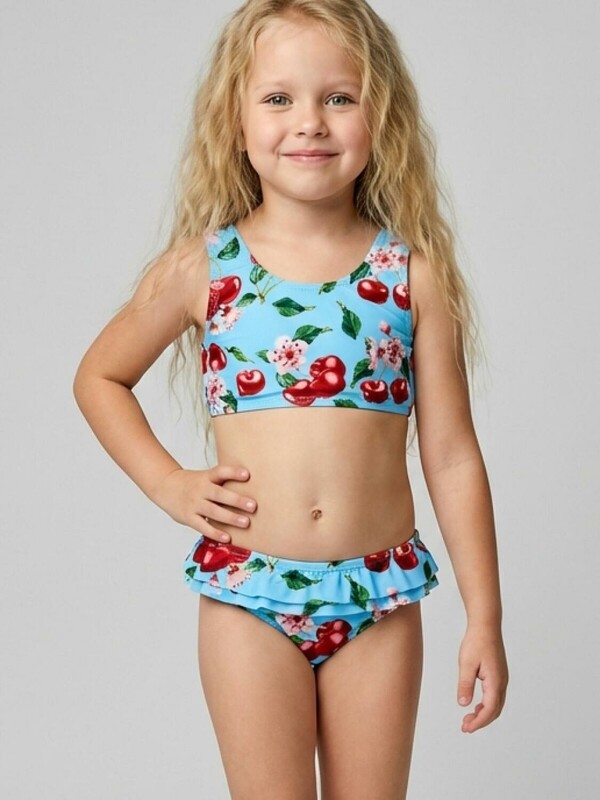 Купальный костюм трикотажный для девочек