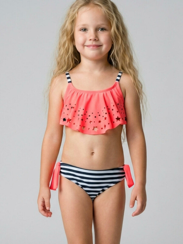 Купальный костюм трикотажный для девочек