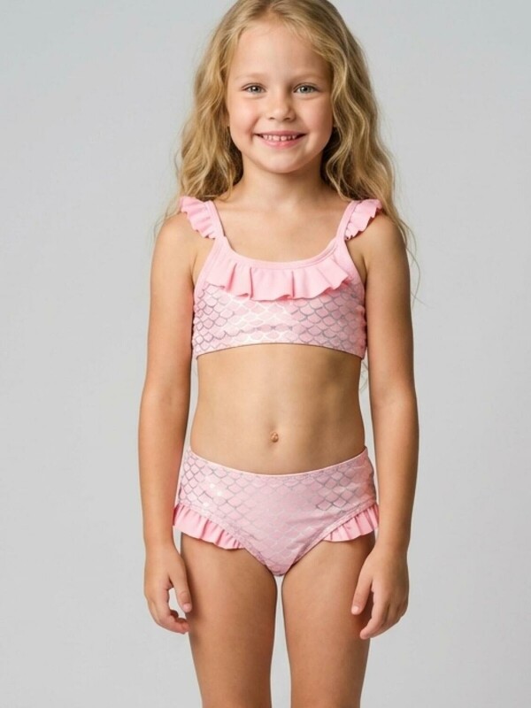 Купальный костюм трикотажный для девочек