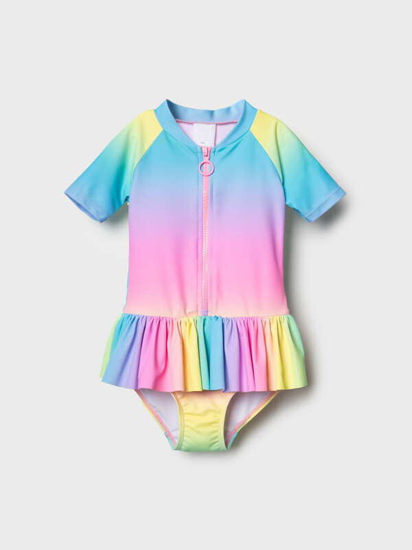 Комбинезон плавательный трикотажный для девочек