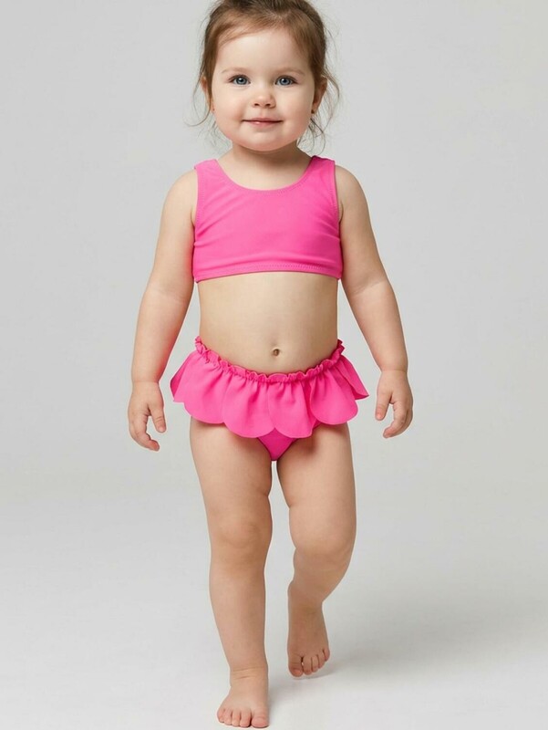 Купальный костюм детский трикотажный для девочек