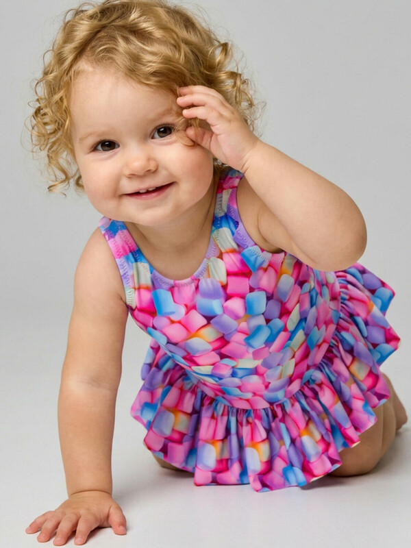 Купальник детский трикотажный для девочек