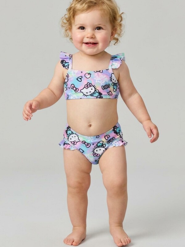 Купальный костюм детский трикотажный для девочек