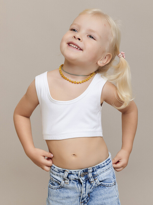 Майка-топ для девочки (002/1_НБ24)