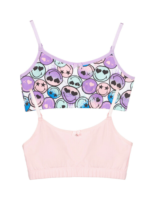 Топ трикотажный для девочек, 2 шт в комплекте