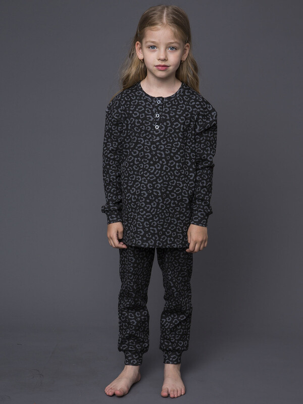 Комплект для девочки (футболка с длинным рукавом и брюки)