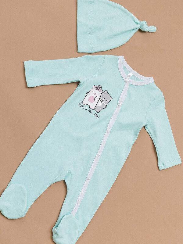 Пижама (шапочка и комбинезон) для девочки (024_ЛН25)