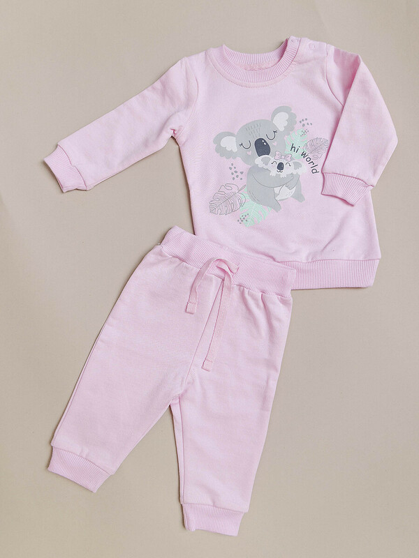 Пижама свитшот и брюки для девочки (030_ЛН25)