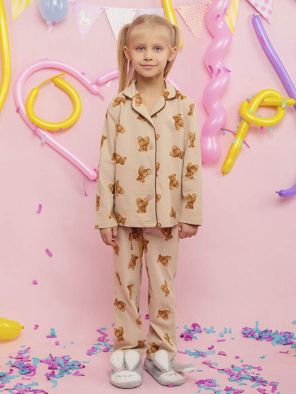 Пижама для девочки футболка брюки (040_ОП24)