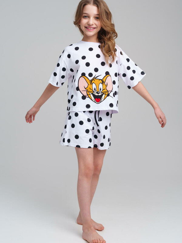 Пижама трикотажная для девочек