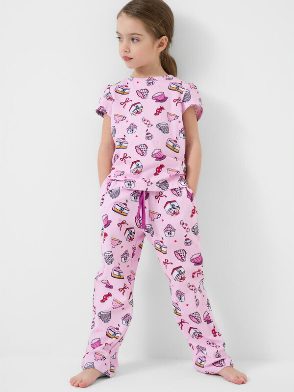 Пижама трикотажная для девочек