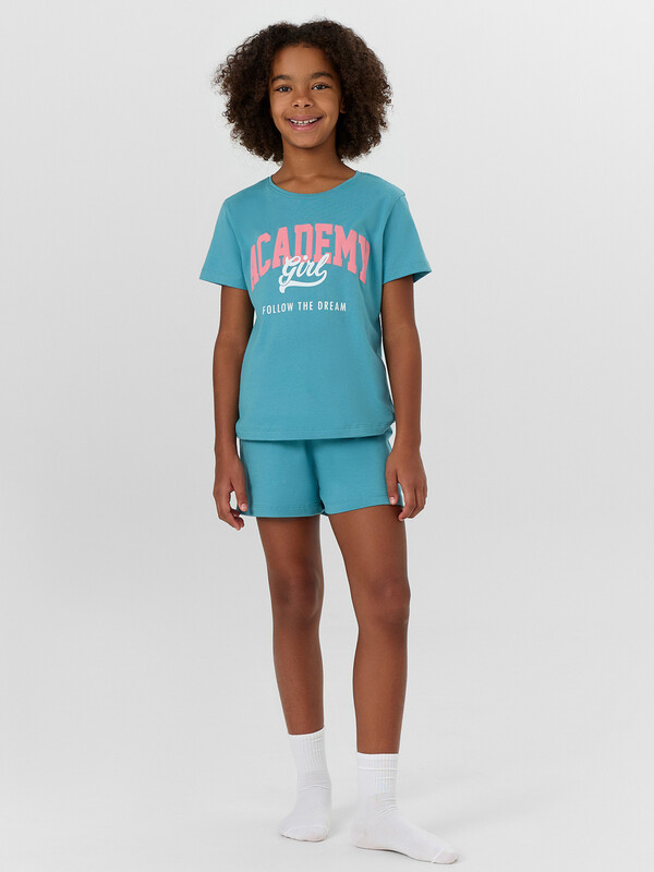 КОМПЛЕКТ ДЛЯ ДЕВОЧЕК (ФУТБОЛКА, ШОРТЫ) 567727