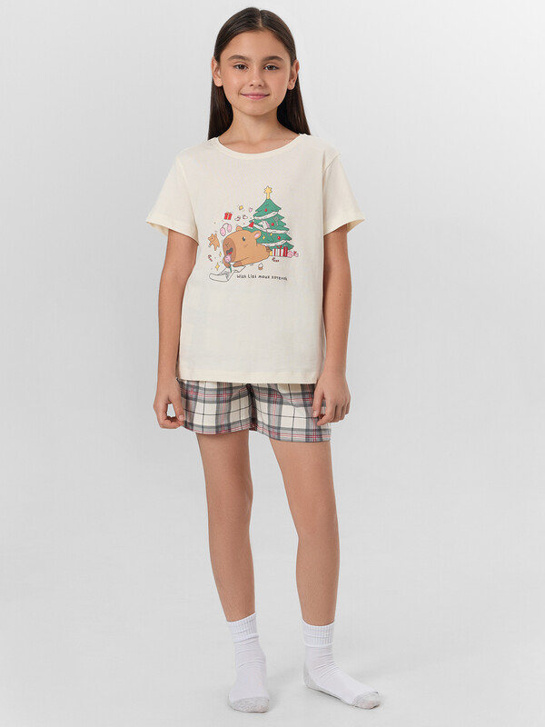 КОМПЛЕКТ ДЛЯ ДЕВОЧЕК (ФУТБОЛКА, ШОРТЫ) 567727