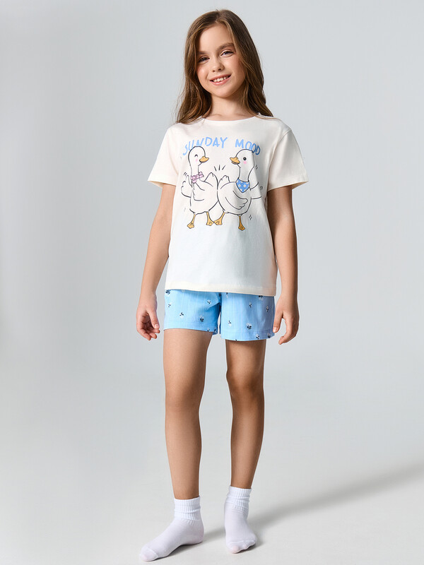 КОМПЛЕКТ ДЛЯ ДЕВОЧЕК (ФУТБОЛКА, ШОРТЫ) 567727