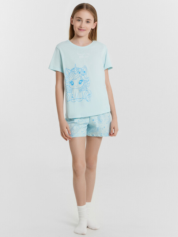 КОМПЛЕКТ ДЛЯ ДЕВОЧЕК (ФУТБОЛКА, ШОРТЫ) 567727