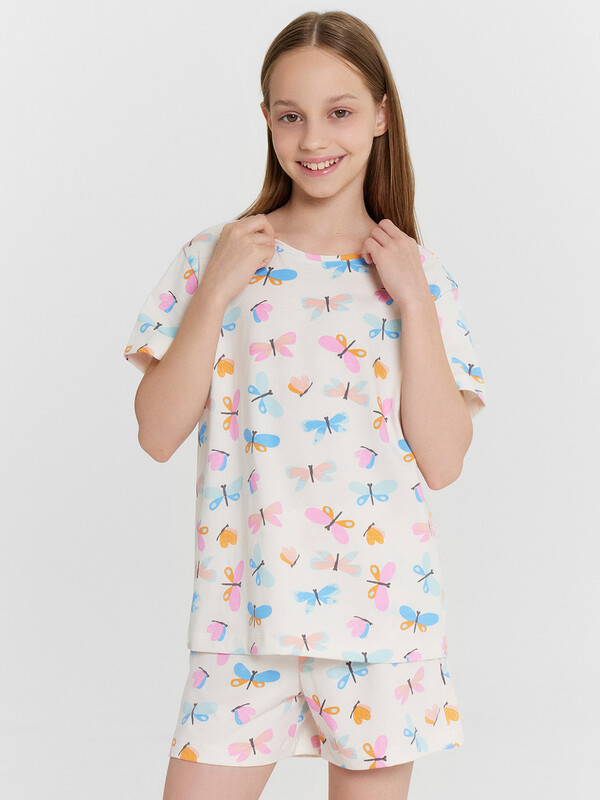 КОМПЛЕКТ ДЛЯ ДЕВОЧЕК (ФУТБОЛКА, ШОРТЫ) 567727