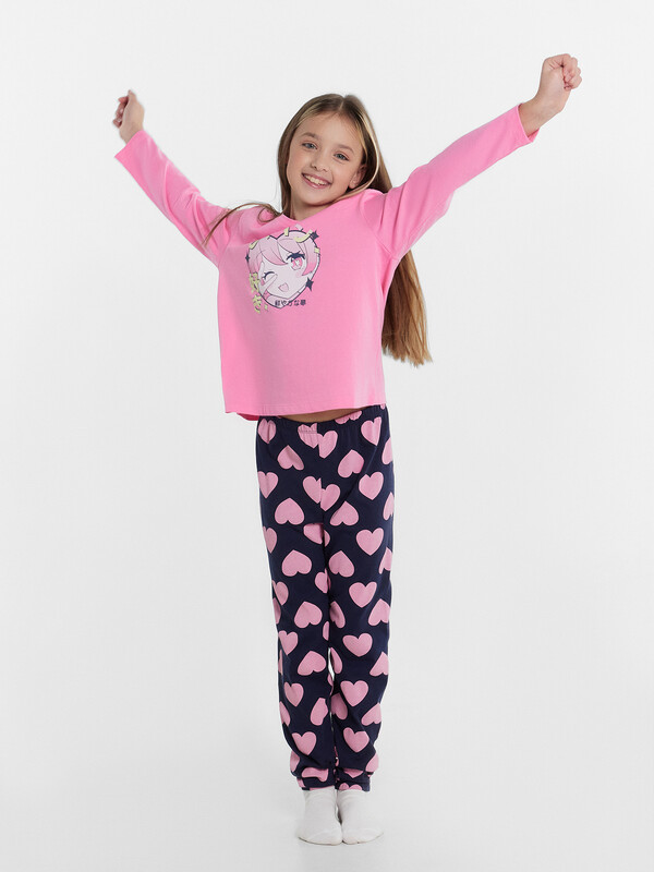 КОМПЛЕКТ ДЛЯ ДЕВОЧЕК (ДЖЕМПЕР, БРЮКИ) 567740