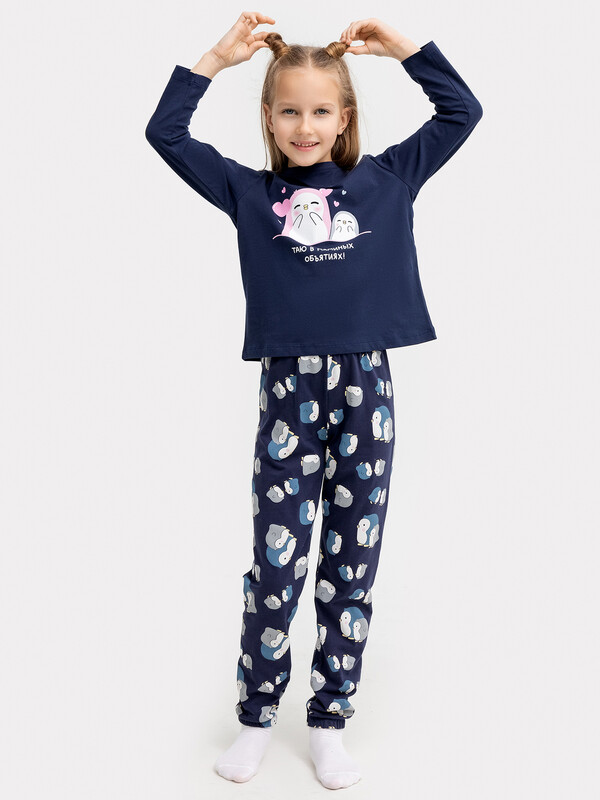 КОМПЛЕКТ ДЛЯ ДЕВОЧЕК (ДЖЕМПЕР, БРЮКИ) 567740