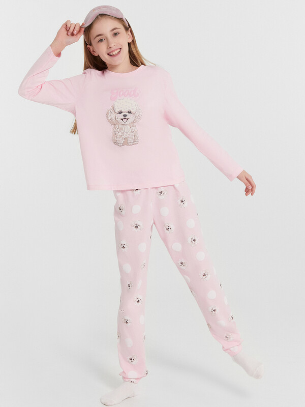 КОМПЛЕКТ ДЛЯ ДЕВОЧЕК (ДЖЕМПЕР, БРЮКИ) 567740