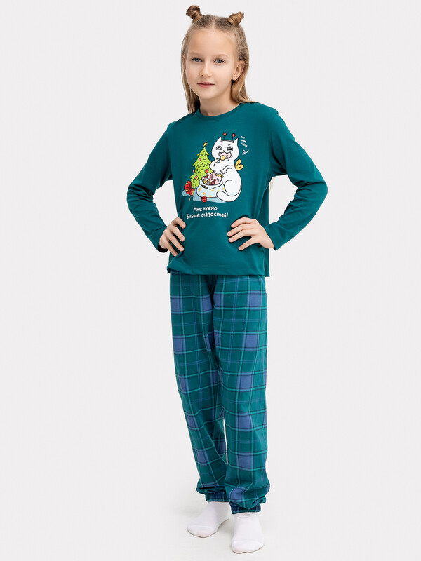 КОМПЛЕКТ ДЛЯ ДЕВОЧЕК (ДЖЕМПЕР, БРЮКИ) 567740