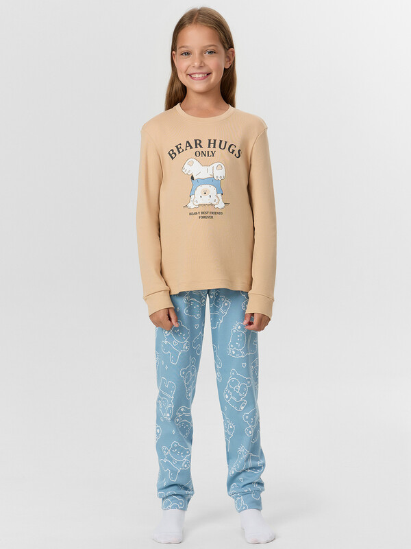 КОМПЛЕКТ ДЛЯ ДЕВОЧЕК (ДЖЕМПЕР, БРЮКИ) 567743