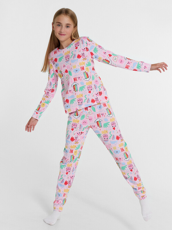 КОМПЛЕКТ ДЛЯ ДЕВОЧЕК (ДЖЕМПЕР, БРЮКИ) 567743