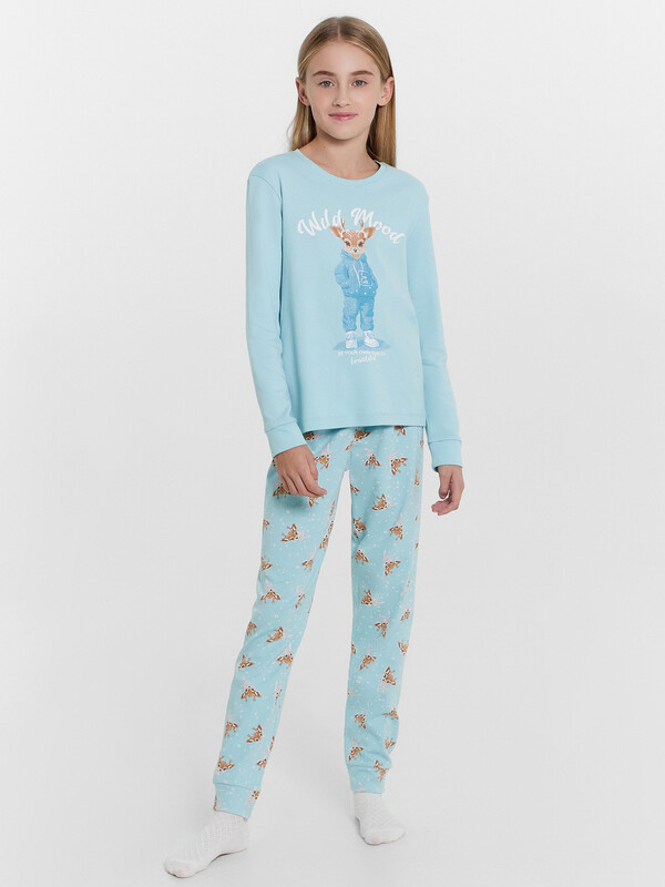 КОМПЛЕКТ ДЛЯ ДЕВОЧЕК (ДЖЕМПЕР, БРЮКИ) 567743