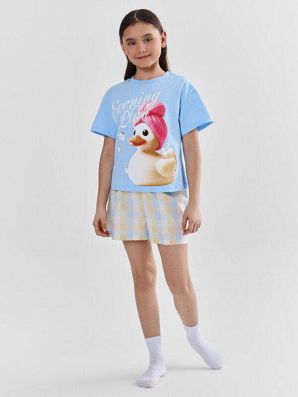 КОМПЛЕКТ ДЛЯ ДЕВОЧЕК (ФУТБОЛКА, ШОРТЫ) 567748