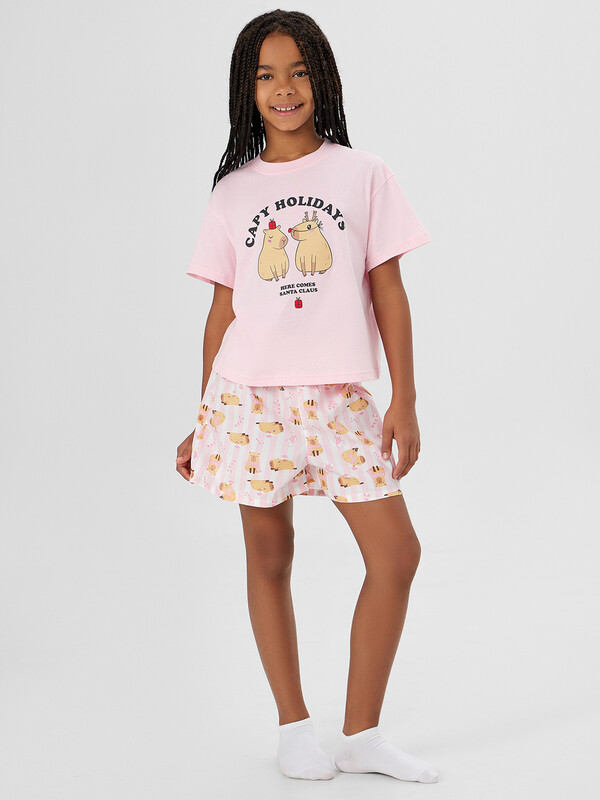 КОМПЛЕКТ ДЛЯ ДЕВОЧЕК (ФУТБОЛКА, ШОРТЫ) 567748