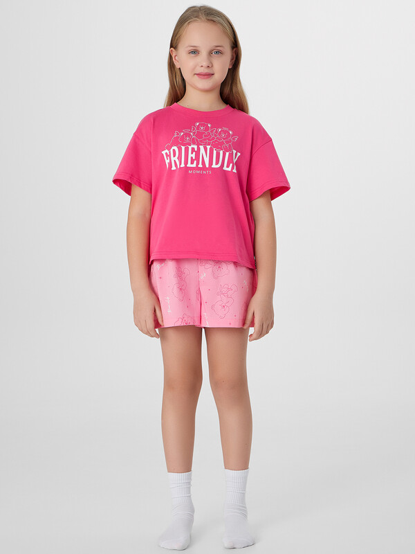 КОМПЛЕКТ ДЛЯ ДЕВОЧЕК (ФУТБОЛКА, ШОРТЫ) 567748