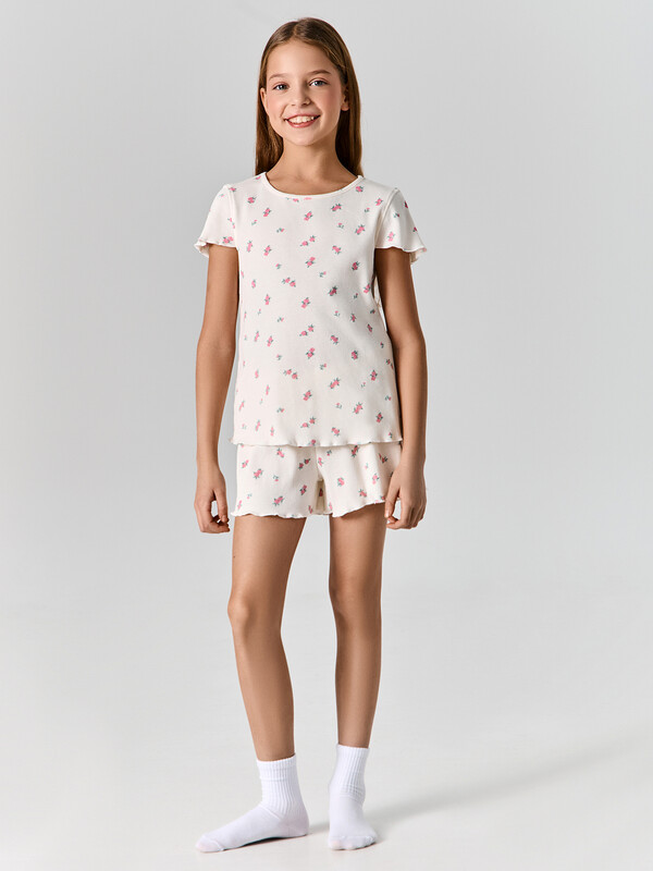 КОМПЛЕКТ ДЛЯ ДЕВОЧЕК (ФУТБОЛКА, ШОРТЫ) 567752