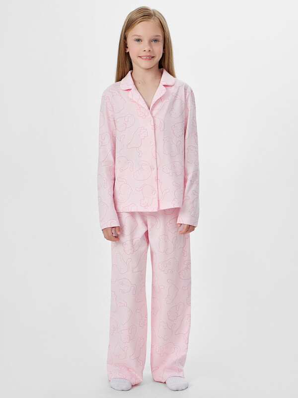 КОМПЛЕКТ ДЛЯ ДЕВОЧЕК (РУБАШКА, БРЮКИ) 567754