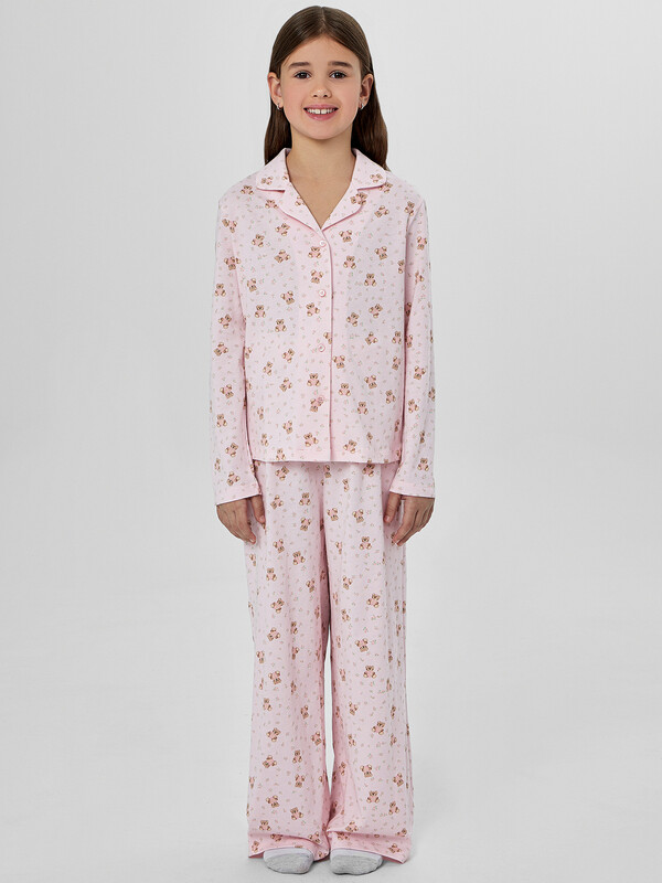 КОМПЛЕКТ ДЛЯ ДЕВОЧЕК (РУБАШКА, БРЮКИ) 567754