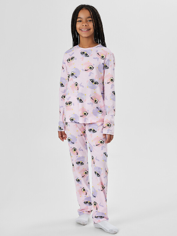 КОМПЛЕКТ ДЛЯ ДЕВОЧЕК (ЛОНГСЛИВ, БРЮКИ) 567755