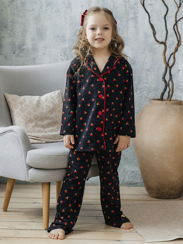 Комплект для девочки(футболка дл.рукав и брюки)