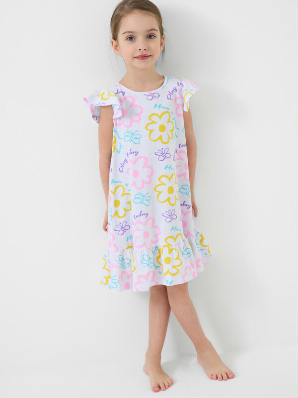 Сорочка ночная трикотажная для девочек