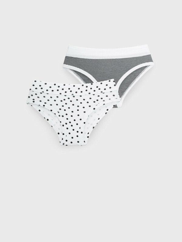 Трусы трикотажные для девочек, 2 шт в комплекте