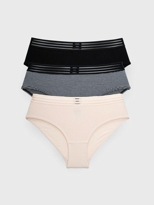 Трусы трикотажные для девочек, 3 шт в комплекте