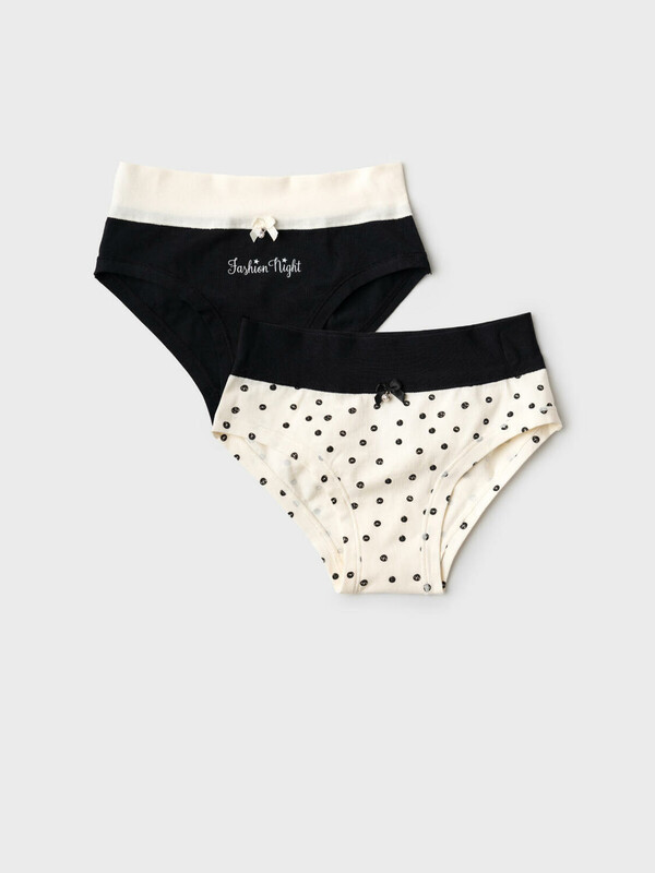 Трусы трикотажные для девочек, 2 шт в комплекте