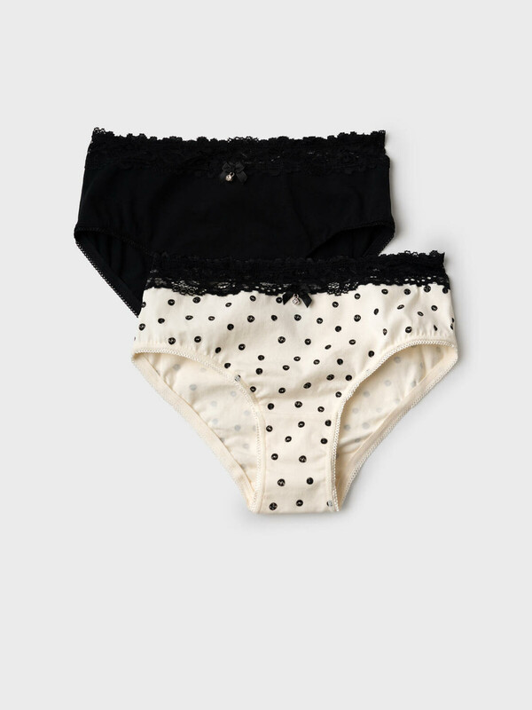 Трусы трикотажные для девочек, 2 шт в комплекте