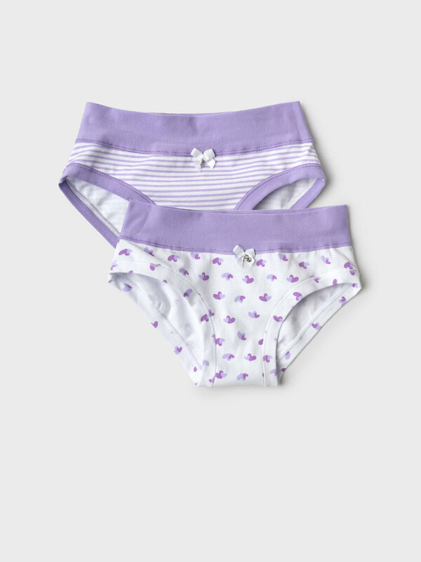 Трусы трикотажные для девочек, 2 шт в комплекте